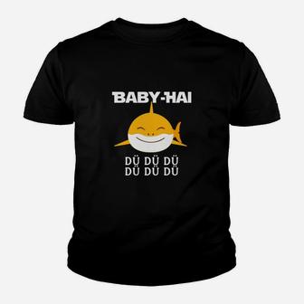Lustiges Baby-Hai Kinder Tshirt, Songtext-Motiv für Kinder - Seseable