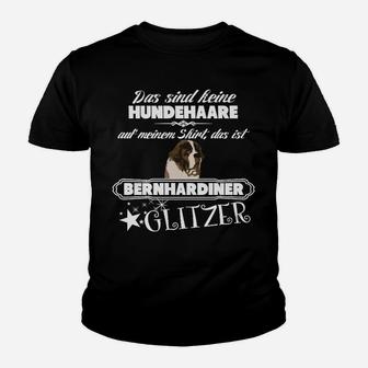 Lustiges Bernhardiner Glitzer Kinder Tshirt für Hundebesitzer, Hunde Fans - Seseable