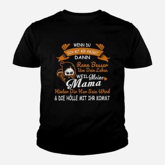 Lustiges Biker Mama Kinder Tshirt, Motorradfans Spruch-Design - Seseable