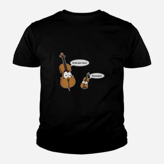 Lustiges Cartoon Musikinstrumenten Kinder Tshirt – Melodie im Taschenformat Design - Seseable
