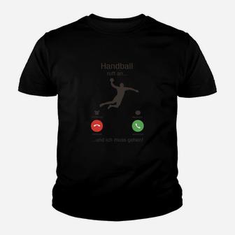Lustiges Handball-Spieler Kinder Tshirt, Witziger Ampel-Spruch - Seseable