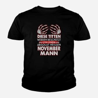 Lustiges Herren Kinder Tshirt für November, Witziger Spruch - Seseable