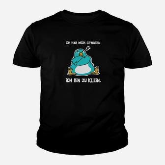 Lustiges Pinguin Kinder Tshirt: Ich bin zu klein Spruch - Seseable
