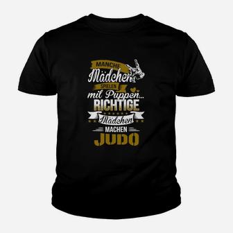 Mädchen Machen Judo Kinder Tshirt, Kampfsport Bekleidung für Frauen - Seseable