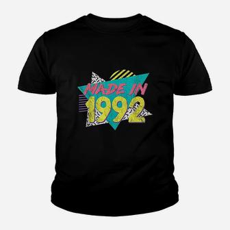 Made In 1992 Retro Vintage 29th Birthday Gift Kid T-Shirt - Seseable