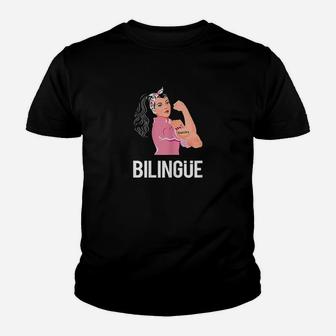 Maestra Bilingue Bilingual Spanish Teacher Gifts Kid T-Shirt - Seseable
