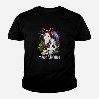 Magisches Einhorn-Mama und Baby Kinder Tshirt 'Mamahorn' für Mütter - Seseable