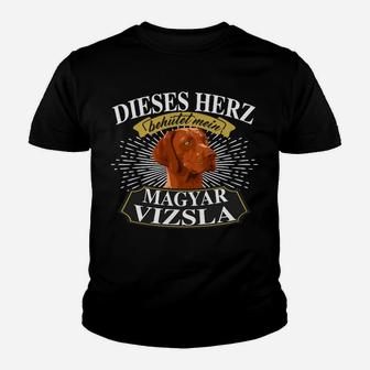 Magyar Vizsla Hütet Mein Herz Kinder T-Shirt - Seseable