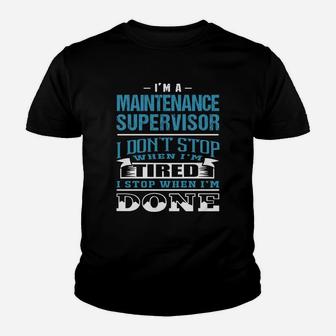 Maintenance Supervisor Kid T-Shirt - Seseable