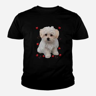 Maltese Dog Lover Dogs Puppies Owners Kid T-Shirt - Seseable