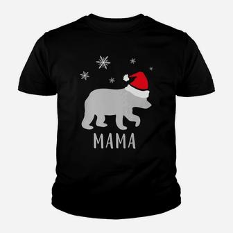 Mama B E A R Family Christmas Pajama Idea Kid T-Shirt - Seseable