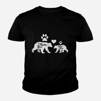Mama Baby Bear Family Thoughtful Gifts For Mom Kid T-Shirt - Seseable