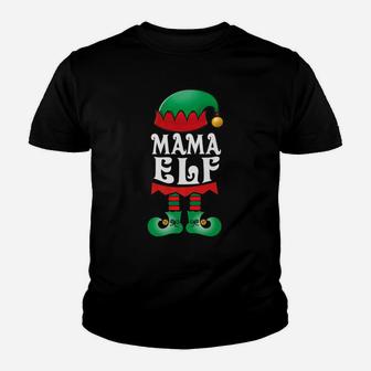 Mama Elf Matching Family Christmas Pajamas Elves Tee Kid T-Shirt - Seseable
