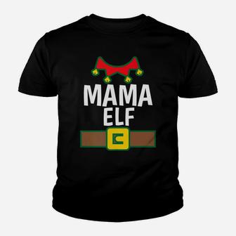 Mama Elf Matching Family Elf Costume Christmas Kid T-Shirt - Seseable