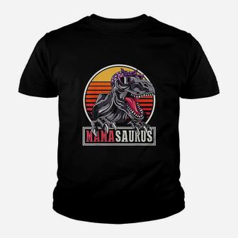 Mamasaurus T Rex Dinosaur Funny Mama Saurus Family Mother Kid T-Shirt - Seseable