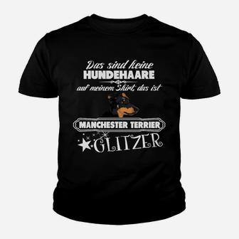 Manchester Terrier Glitzer Kinder T-Shirt - Seseable