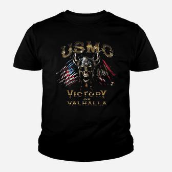 Marine Corps Viking Warrior Kid T-Shirt - Seseable