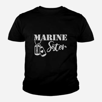 Marine Sister Kid T-Shirt - Seseable