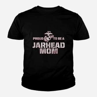 Marines Mom Proud To Be A Jarhead Mom Kid T-Shirt - Seseable