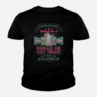 Marriage And Family Therapist Kid T-Shirt - Seseable
