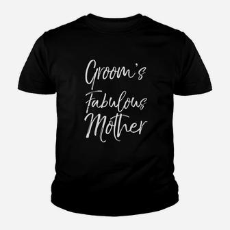 Matching Family Bridal Party Gift Grooms Fabulous Mother Kid T-Shirt - Seseable