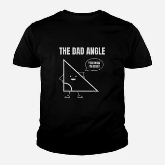 Math Joke Angle Dad Angle Kid T-Shirt - Seseable