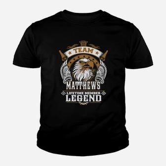 Matthews Team Legend, Matthews Tshirt Kid T-Shirt - Seseable