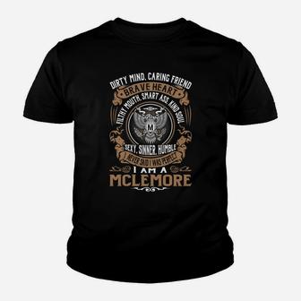 Mclemore Brave Heart Eagle Name Shirts Kid T-Shirt - Seseable