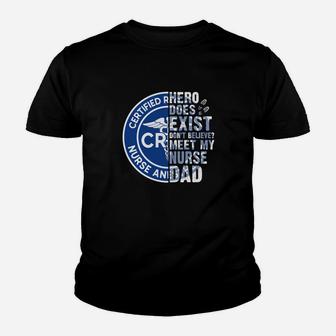 Meet My Certified Registered Nurse Anesthetist Dad Crna Jobs Gifts Kid T-Shirt - Seseable