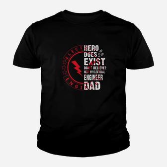 Meet My Electrical Engineer Dad Jobs Gifts Kid T-Shirt - Seseable