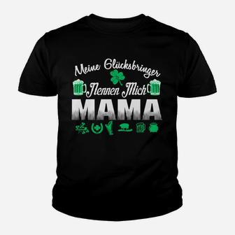 Mein Glucksbringer Nennen Mich Mama Kinder T-Shirt - Seseable