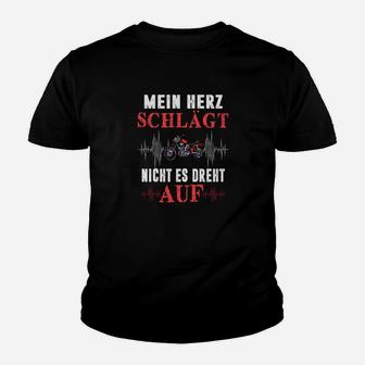 Mein Herz Schlägt Nicht Es Dreht Auf Tee Kinder T-Shirt - Seseable