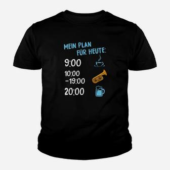 Mein Plan-Pelz-Heue Tuba Kinder T-Shirt - Seseable