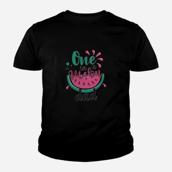 Melon Family Melon Birthday Girl Party One In A Melon Dad Mom Pink Birthday Summer Matching Youth T-shirt - Seseable