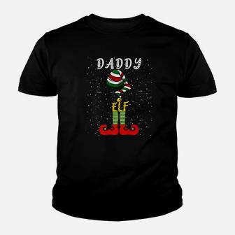 Men Daddy Christmas Elf Matching Family Gift Kid T-Shirt - Seseable