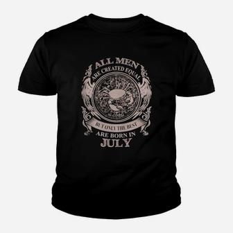 Men The Best Are Born In July - Men The Best Are Born In July Kid T-Shirt - Seseable