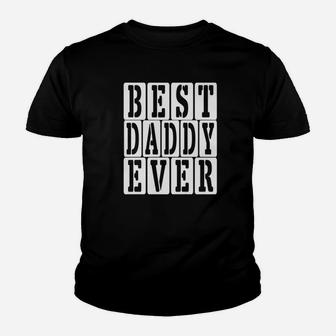 Mens Best Daddy Ever Shirt Men Fathers Day Gifts Premium Kid T-Shirt - Seseable