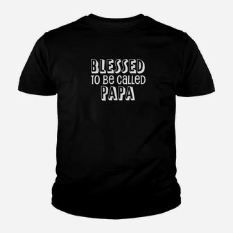Mens Blessed To Be Called Papa Gift For Dads Kid T-Shirt - Seseable