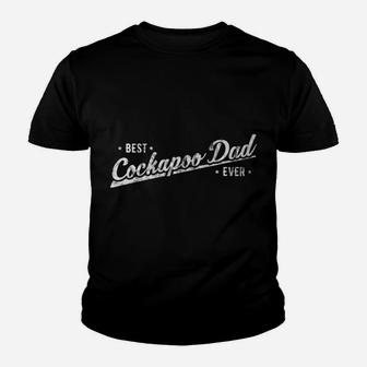 Mens Cockapoo Dad Funny Dog Gift For Owner From Dog To Dad Kid T-Shirt - Seseable