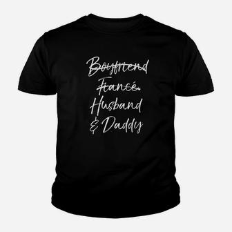 Mens Dad Gift Not Boyfriend Fiance Marked Out Husband Daddy Premium Kid T-Shirt - Seseable