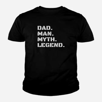 Mens Dad Man Myth Legend Gift For Father Papa Daddy Kid T-Shirt - Seseable