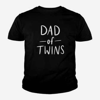 Mens Dad Of Twins Mens Father Day Gift Fun Funny Twin Kid T-Shirt - Seseable