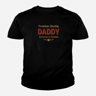 Mens Daddy Retro Rustic Father Vintage Aviation Fathers Day Premium Kid T-Shirt - Seseable