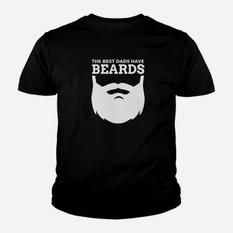 Mens Funny Beard Saying Gift For Dads Fathers Day Kid T-Shirt - Seseable