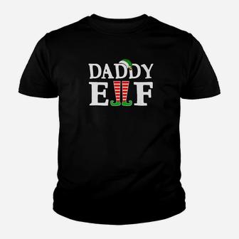 Mens Funny Christmas Daddy Elf Dad Matching Family Gift Kid T-Shirt - Seseable