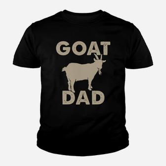 Mens Funny Goat Dad T-shirt Goat Apparel Kid T-Shirt - Seseable