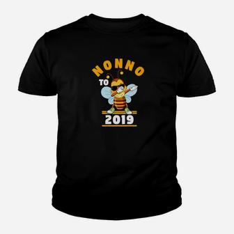 Mens Future Nonno Dabbing Bee Grandfather To Be 2019 Kid T-Shirt - Seseable