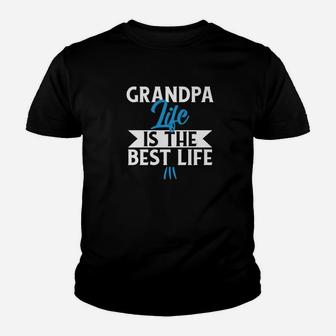 Mens Grandpa Papa Life Best Funny Grandpa Kid T-Shirt - Seseable