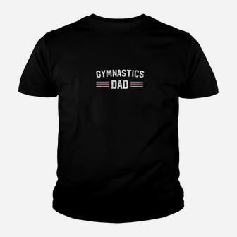 Mens Gymnastics Dad Shirt Gymnast Fathers Day Best Daddy Gifts Kid T-Shirt - Seseable