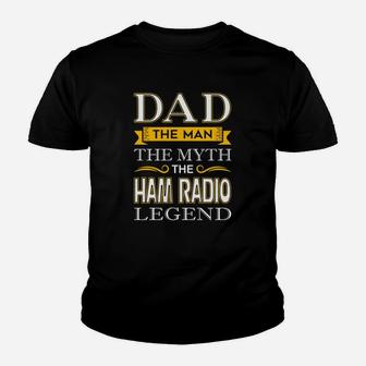 Mens Ham Radio Dad Gifts For Dads Fathers Day Kid T-Shirt - Seseable